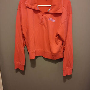 Prince Pickleball Womens Cropped 1/4 Zip Pullover Sweatshirt